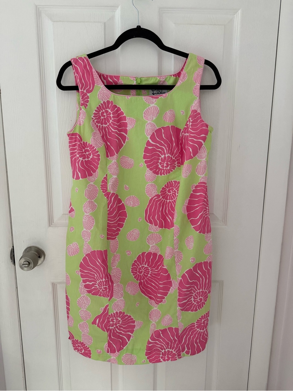 Lilly Pulitzer Vintage Green and Pink Dress Size Small